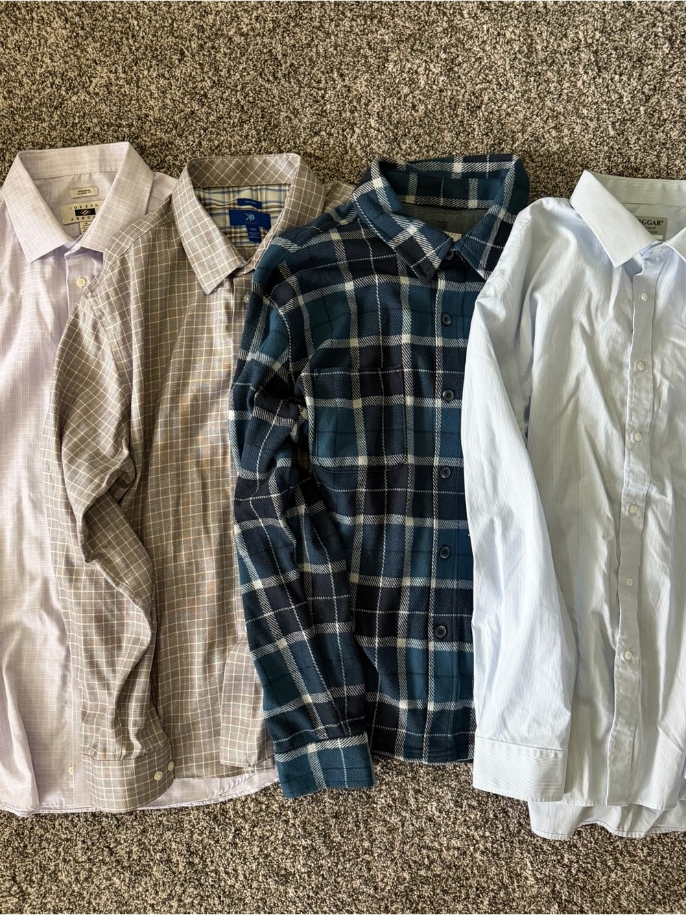 Men’s XXL Dress Shirt Bundle Lot 4 Joseph A Bank Egara Haggar Goodfellow